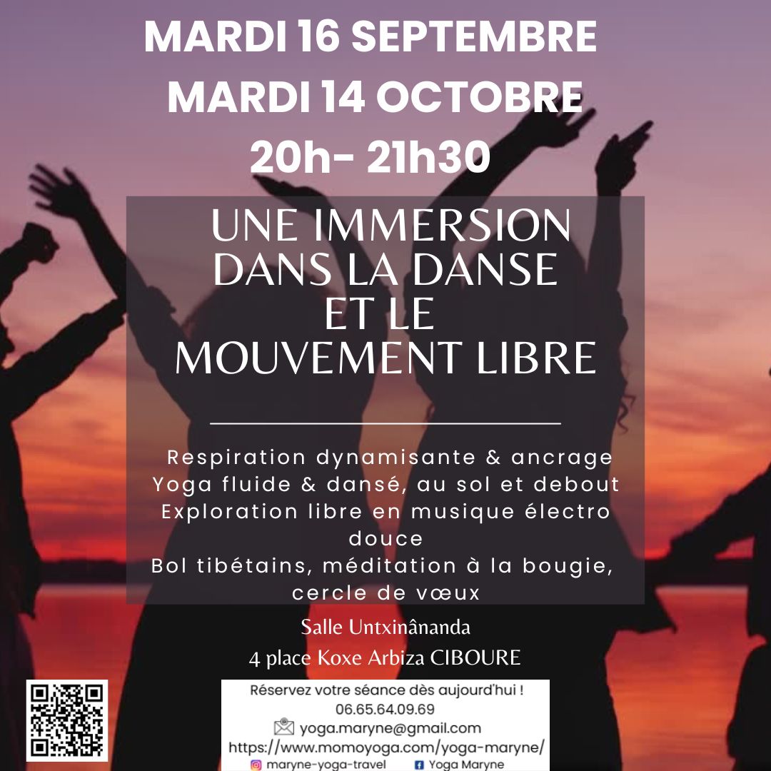 YOGA DANSE FLOW – Atelier Mouvement Libre