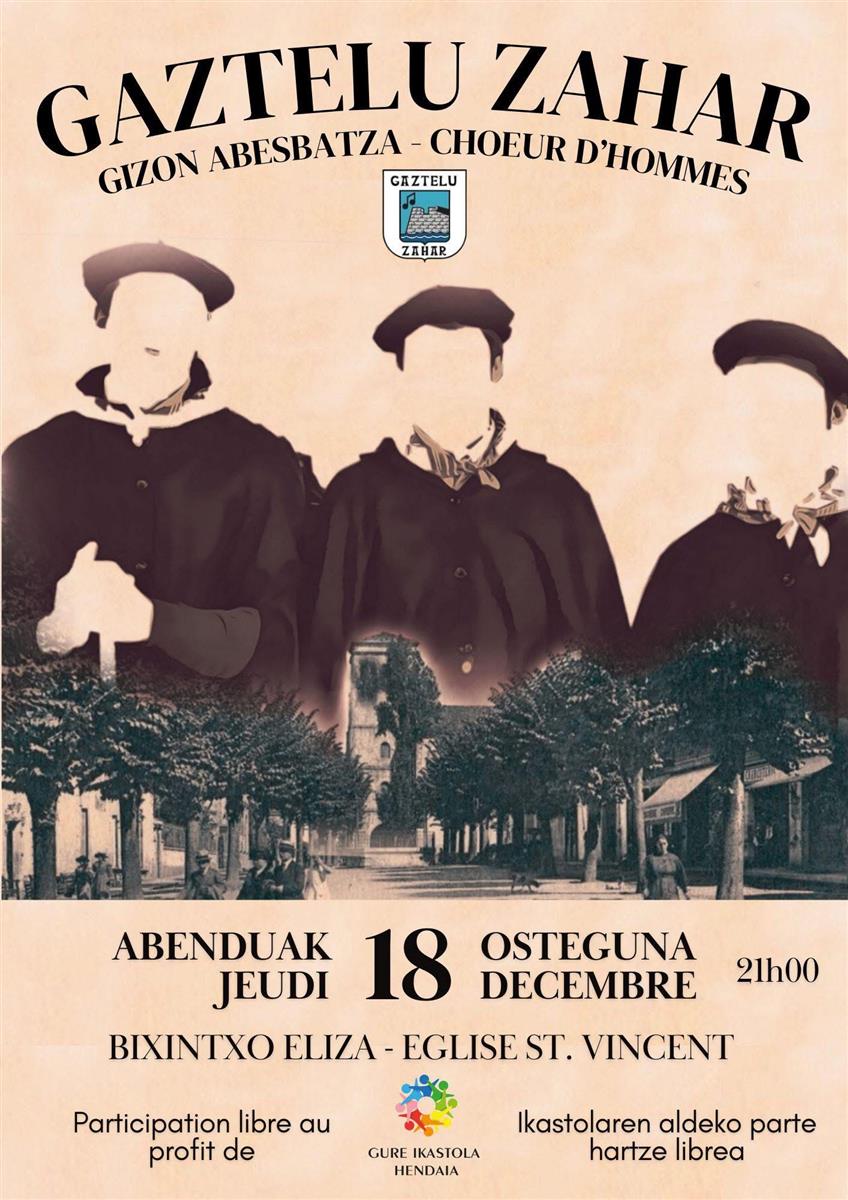 Chants de Noël avec la chorale Gaztelu Zahar