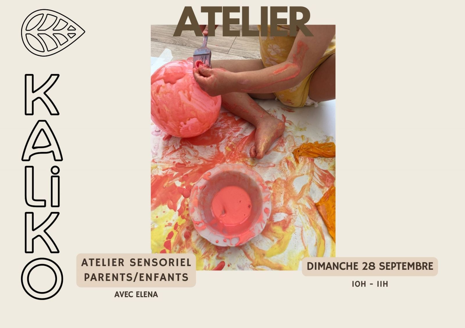 ATELIER SENSORIEL PARENTS / ENFANTS°KALIKO