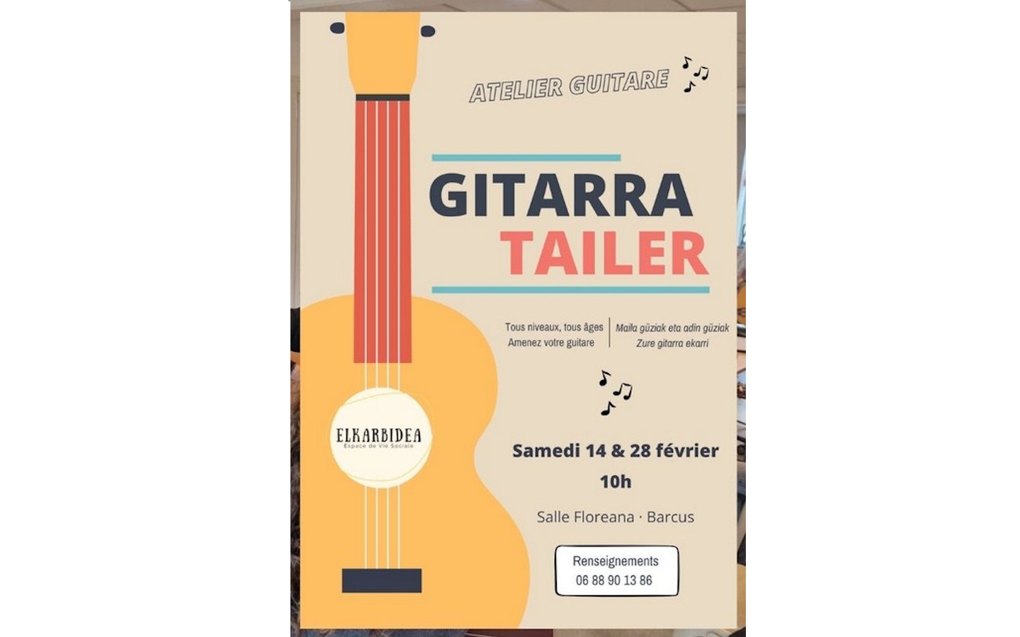 Atelier guitare