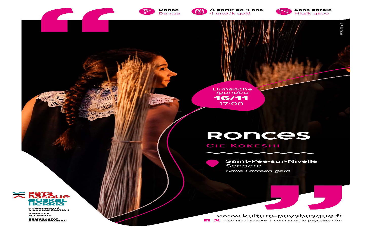 Danse : Ronces par la compagnie Kokeshi
