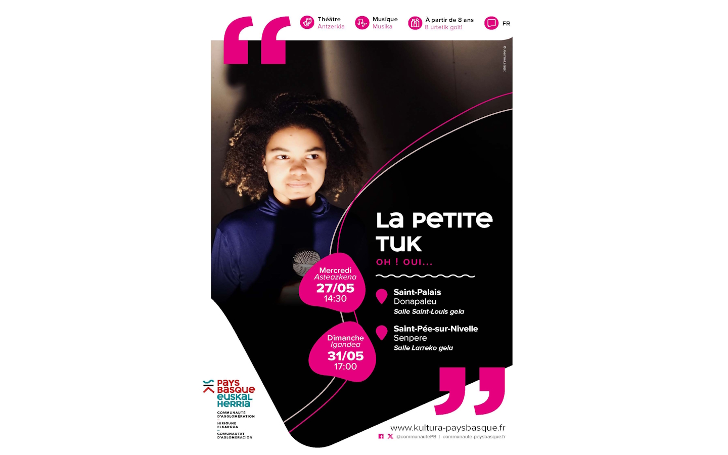 Théâtre : La petite Tuk