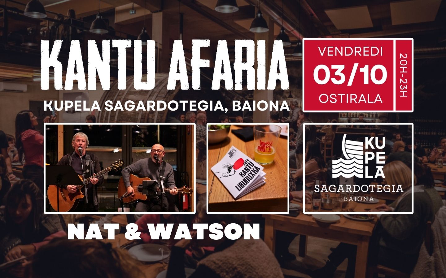 Kantu Afaria - Repas chanté - KUPELA SAGARDOTEGIA