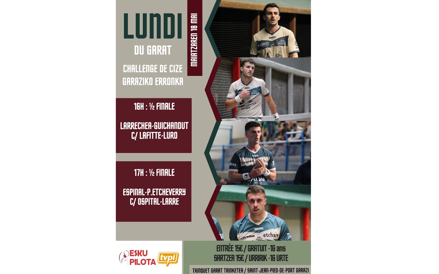 Pelote basque à main nue