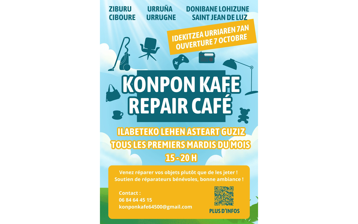 Le Konpon Kafe - Repair Cafe de Sokoa