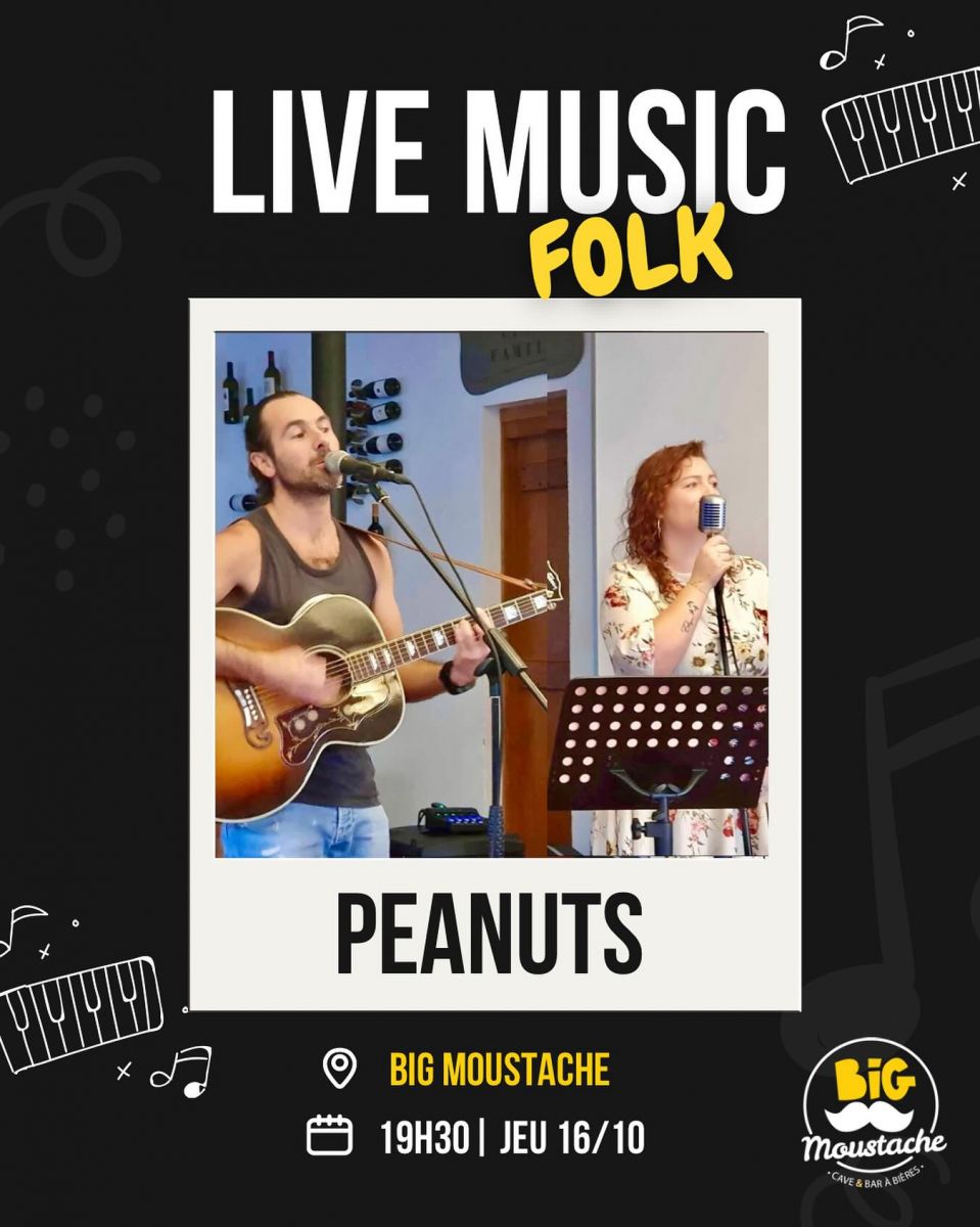 APERO LIVE PEANUTS AU BIG MOUSTACHE
