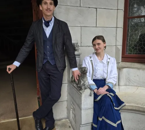 Visite "costumée" du Château Abbadia