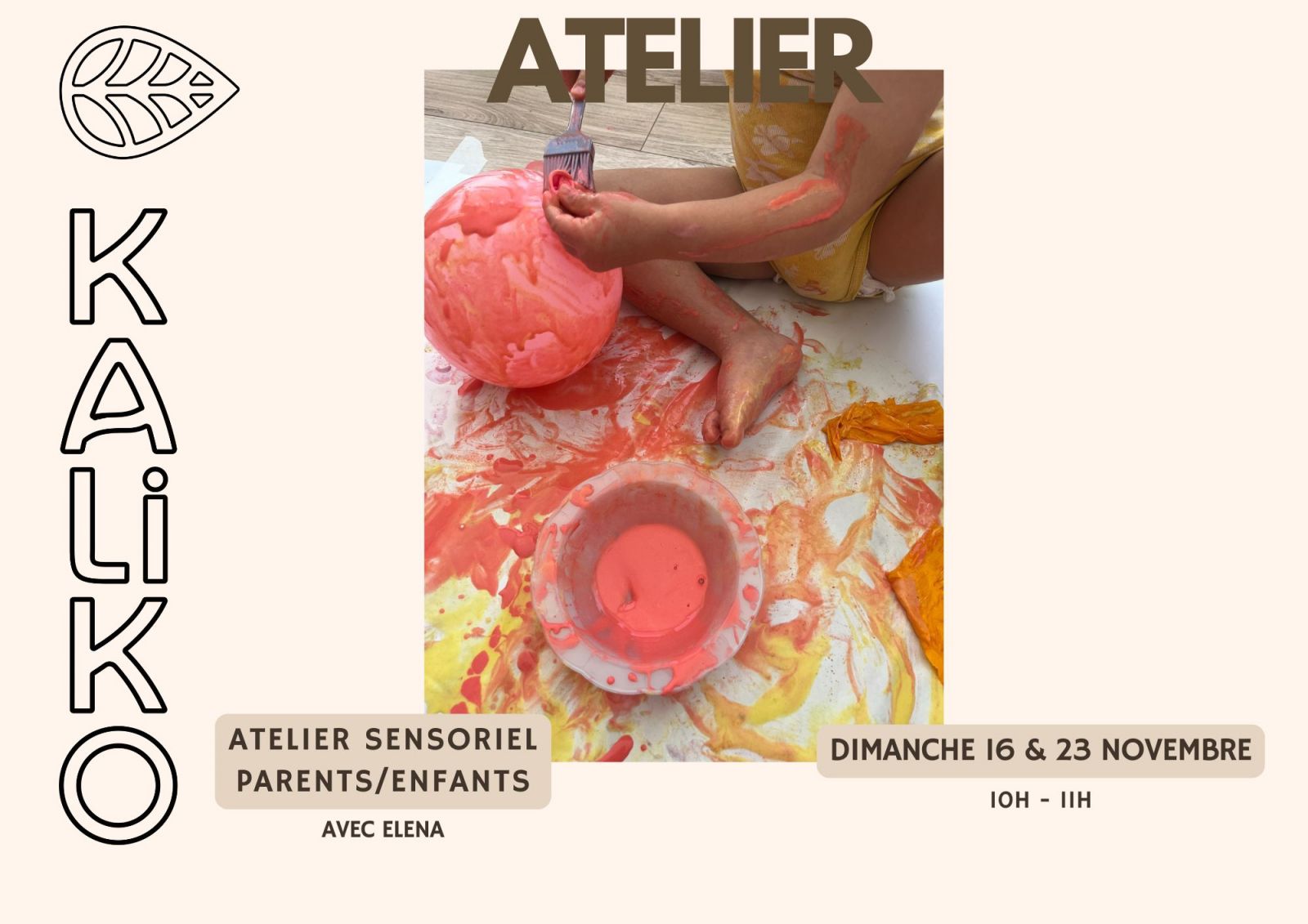 ATELIER SENSORIEL PARENTS / ENFANTS°KALIKO