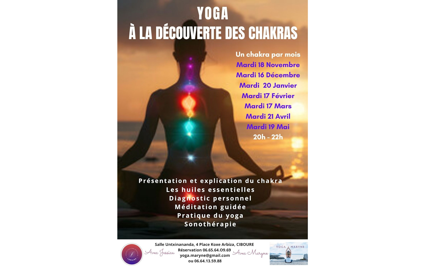 Atelier Yoga et Chakras