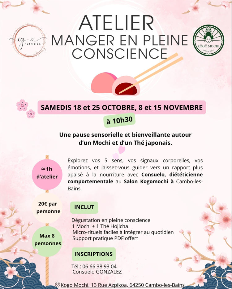 Atelier : manger en pleine conscience