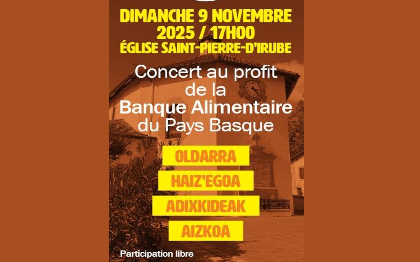 Concert de choeur d'hommes