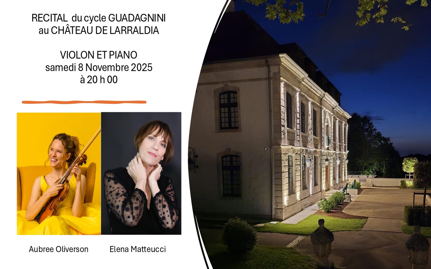 Récital du cycle Guadagnini : violon et piano