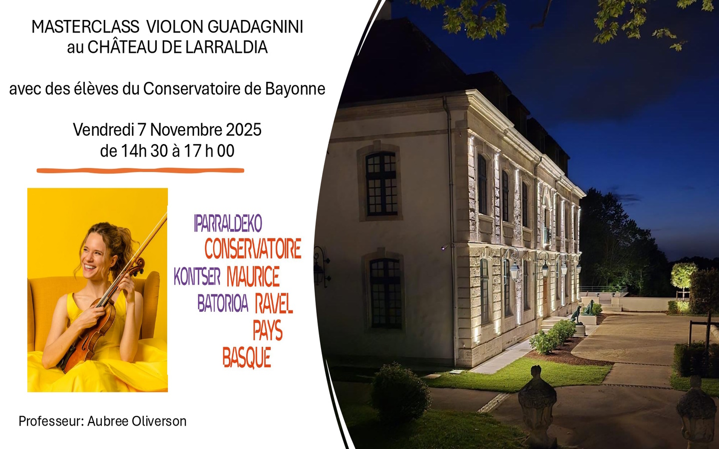 Masterclass violon et piano