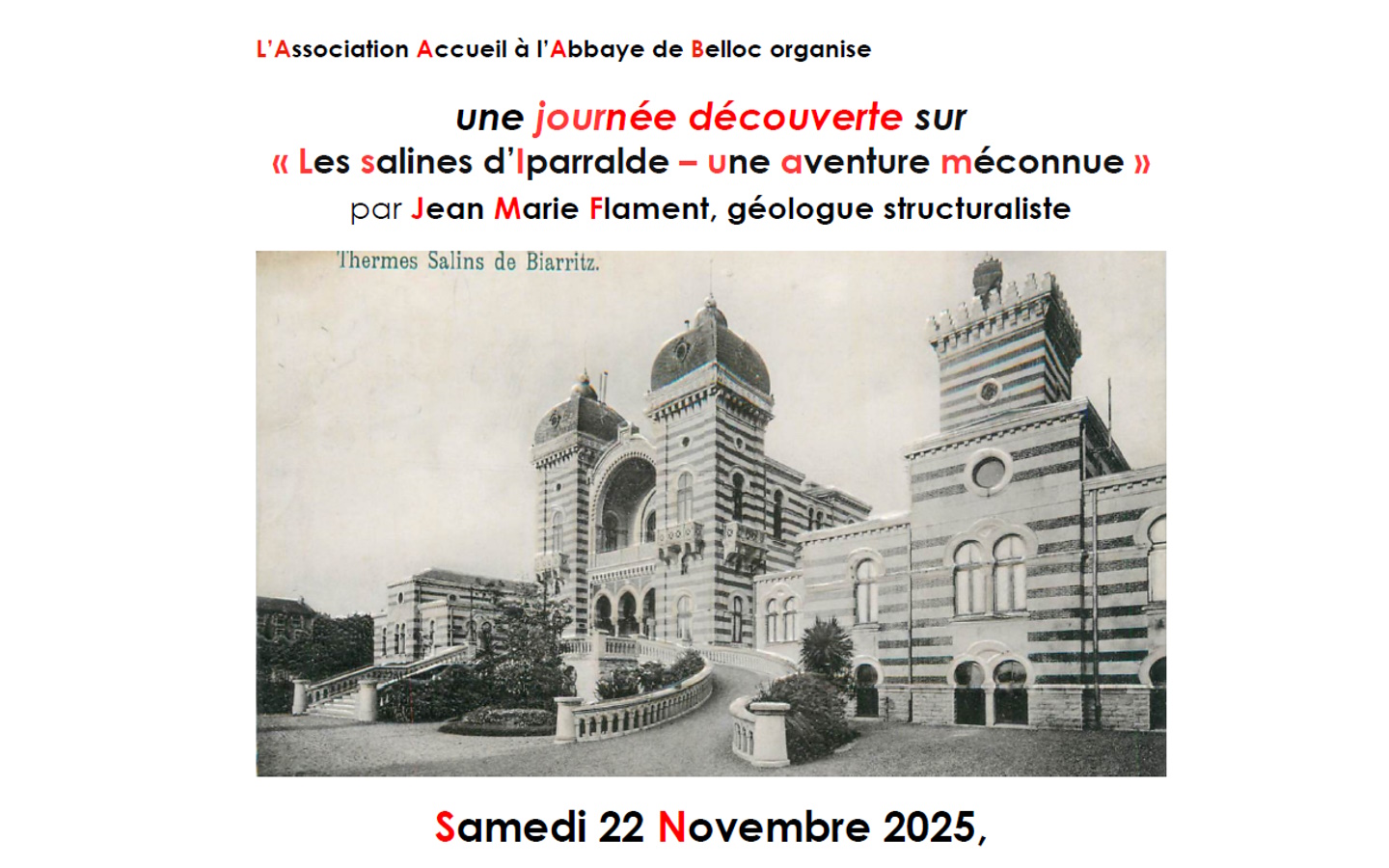 Journée découverte :"les salines d'Iparralde,  ...
