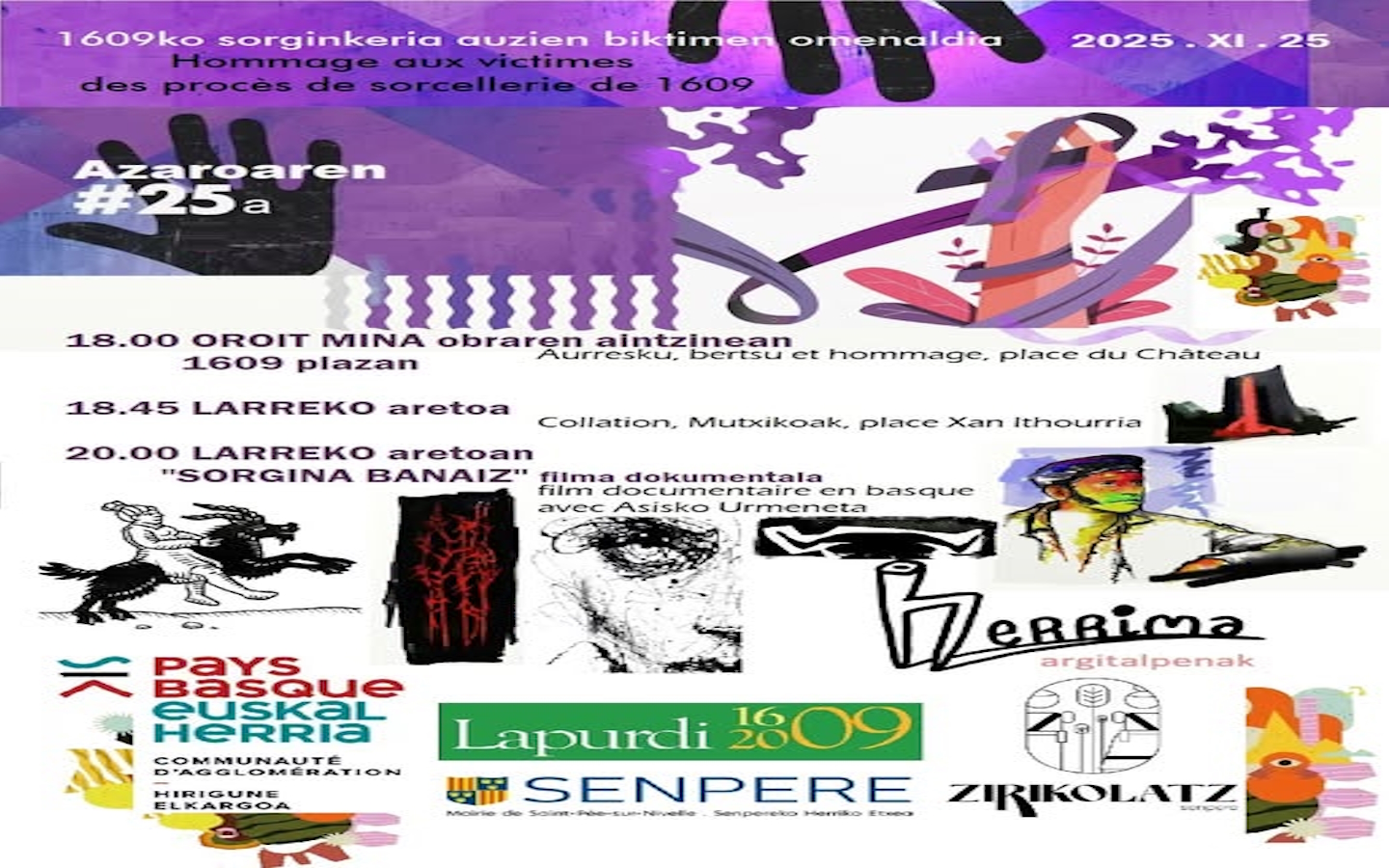 Hommage aux victimes des procès de sorcellerie