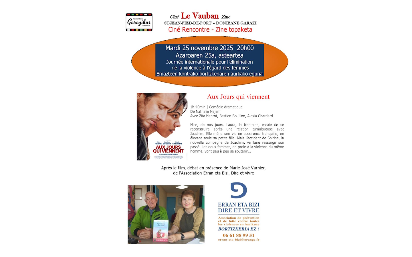 Ciné rencontre : Journée internationale pour l ...