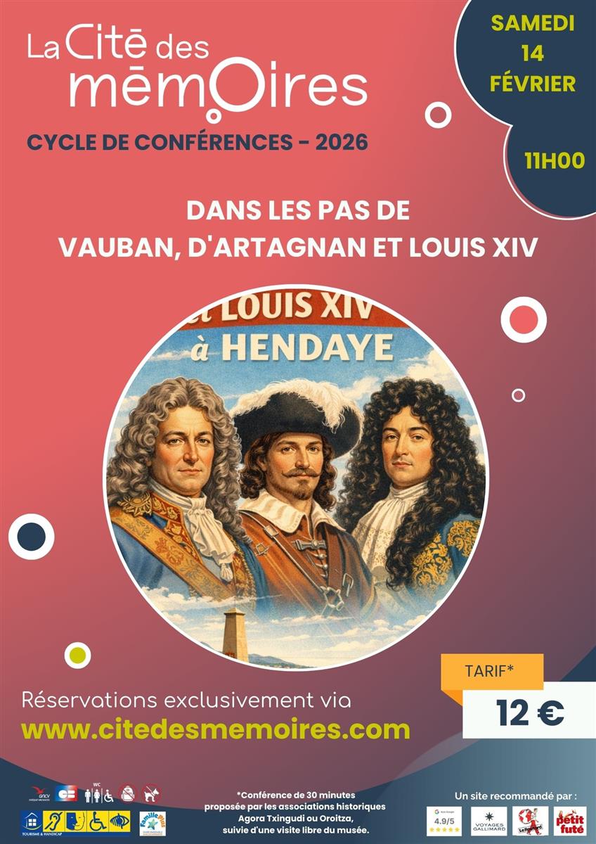 Conférence "Dans les pas de Vauban, D'Artagnan ...