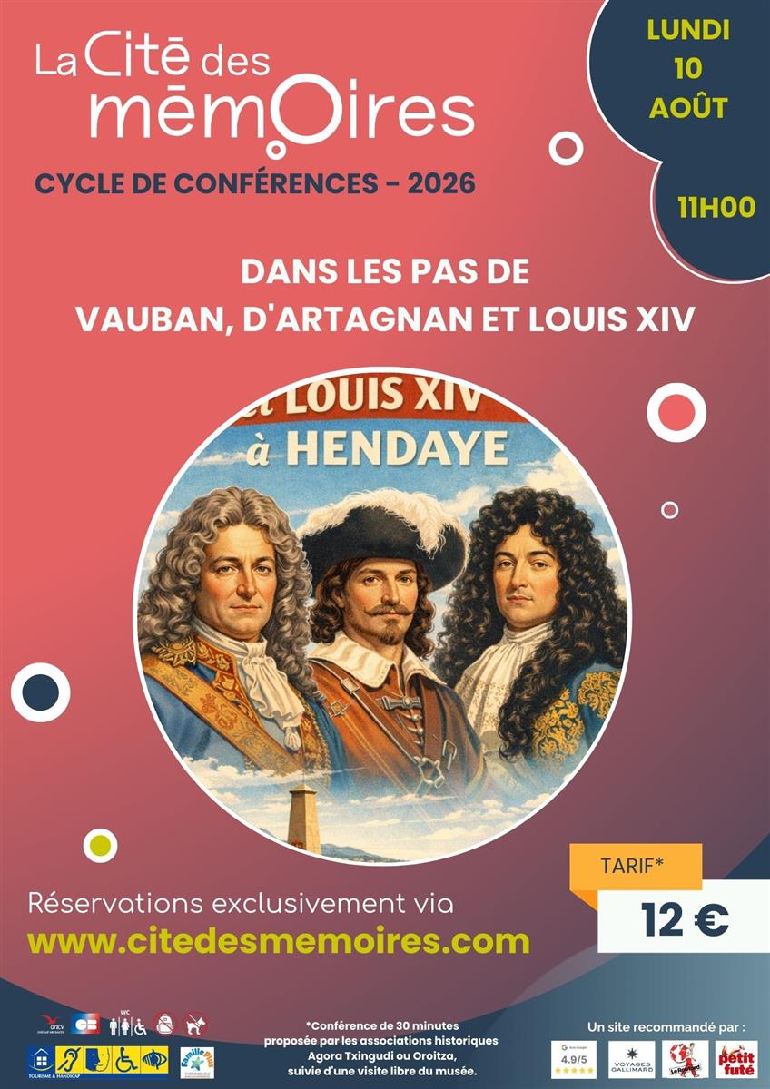 Conférence "Dans les pas de Vauban, D'Artagnan ...