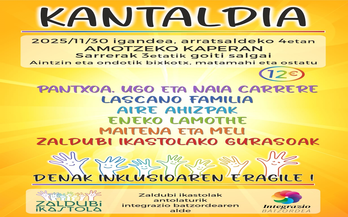 Kantaldia : chants basques