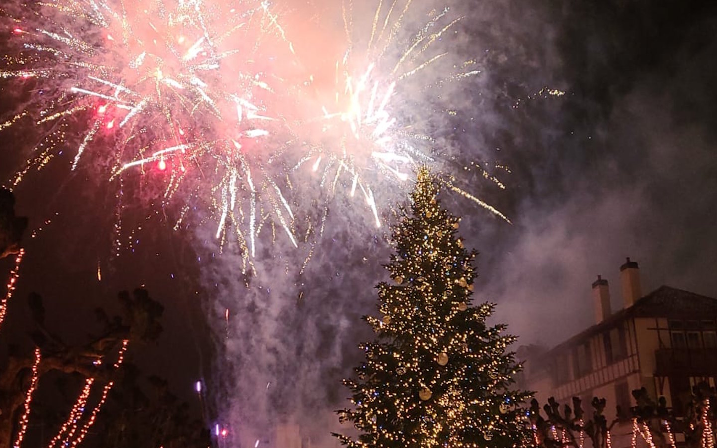 Feu d'artifice de Noël