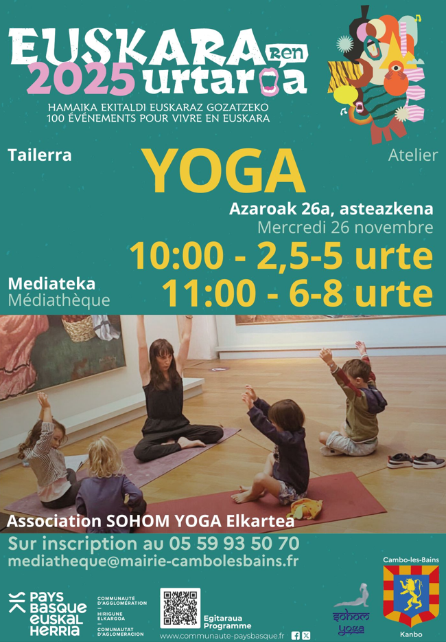 Atelier Yoga en basque