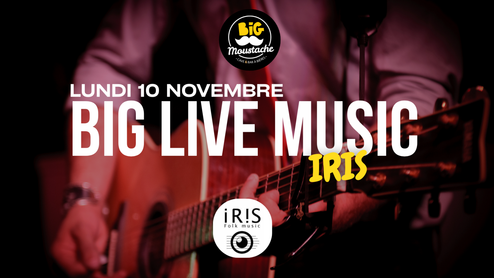 CONCERT IRIS FOLK MUSIC AU BIG MOUSTACHE