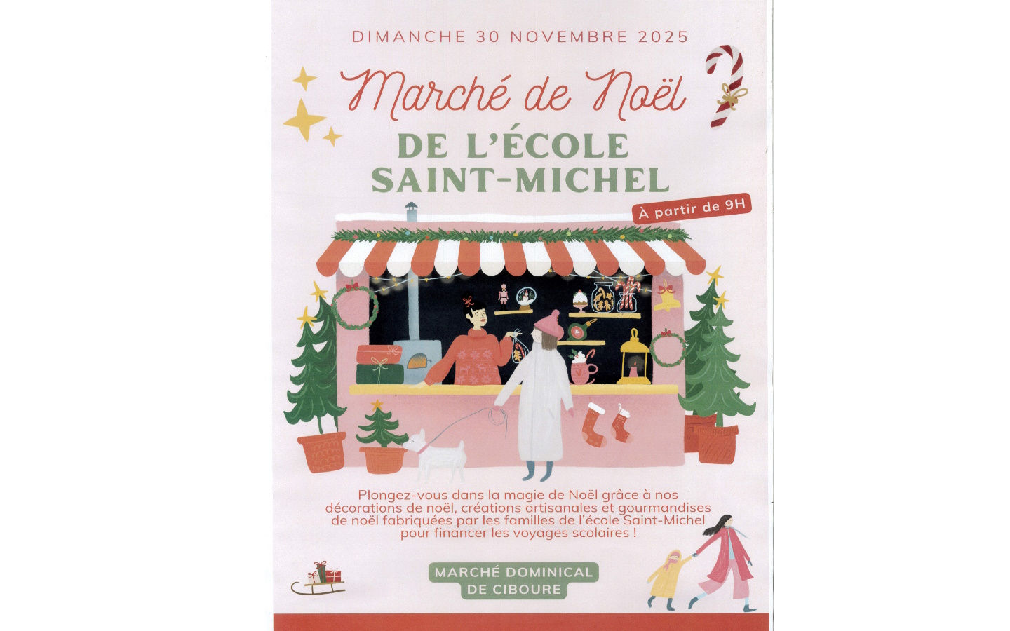 Marché de Noël de l'école Saint Michel