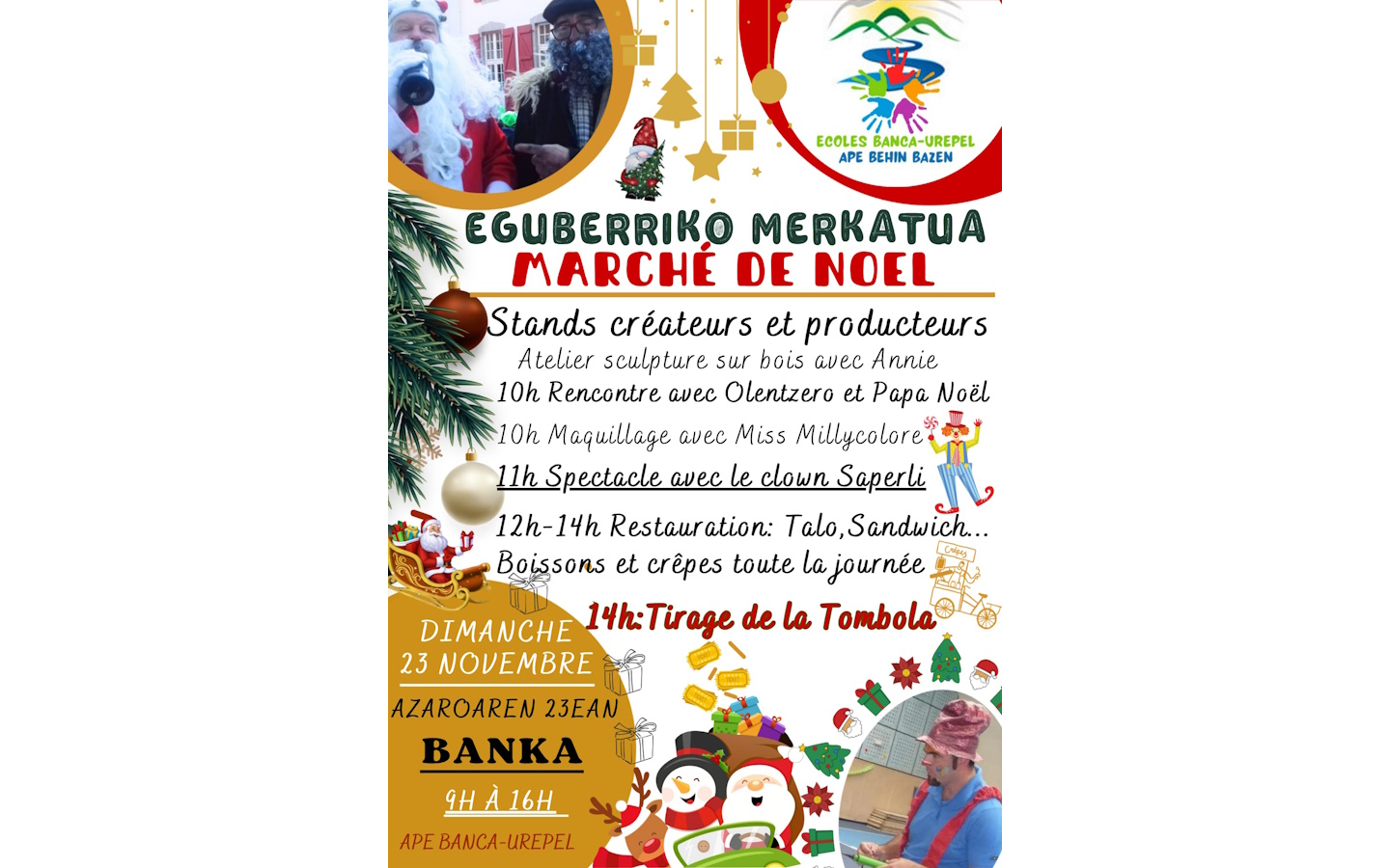 Eguberriko merkatua : marché de Noël