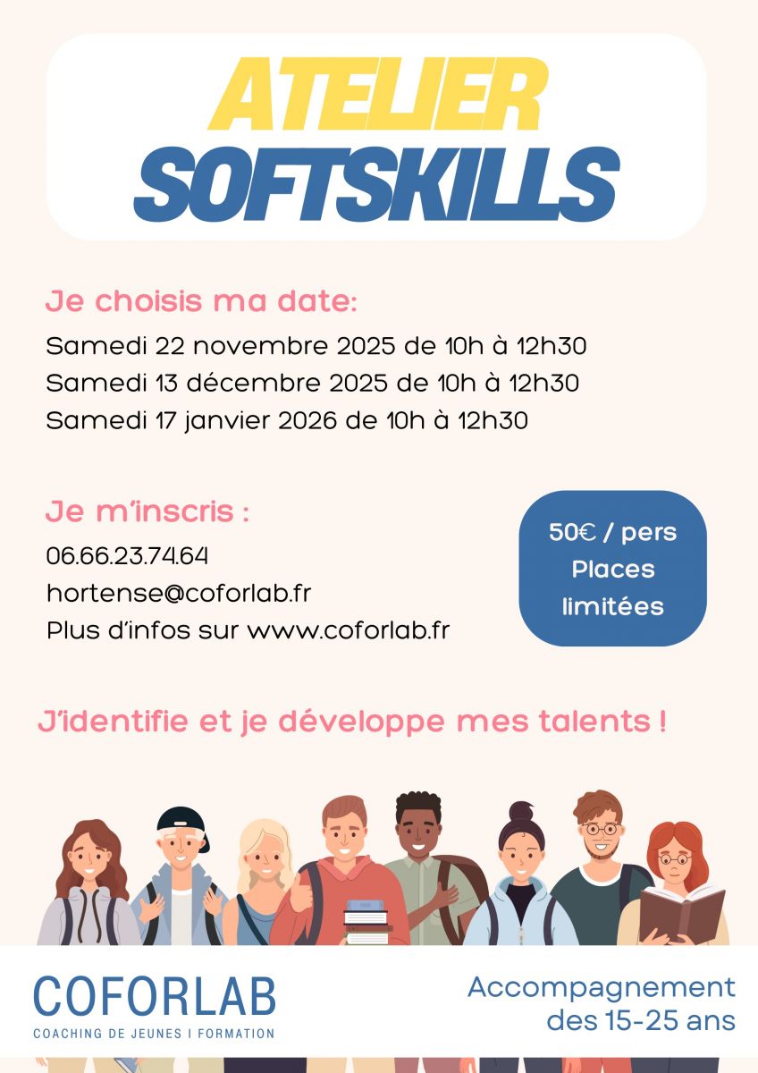 ATELIER SOFTSKILLS: j'identifie et je développ ...