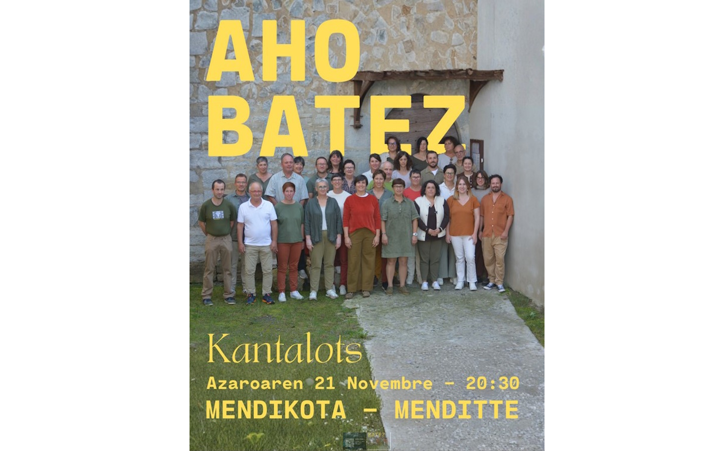 Concert : aho batez