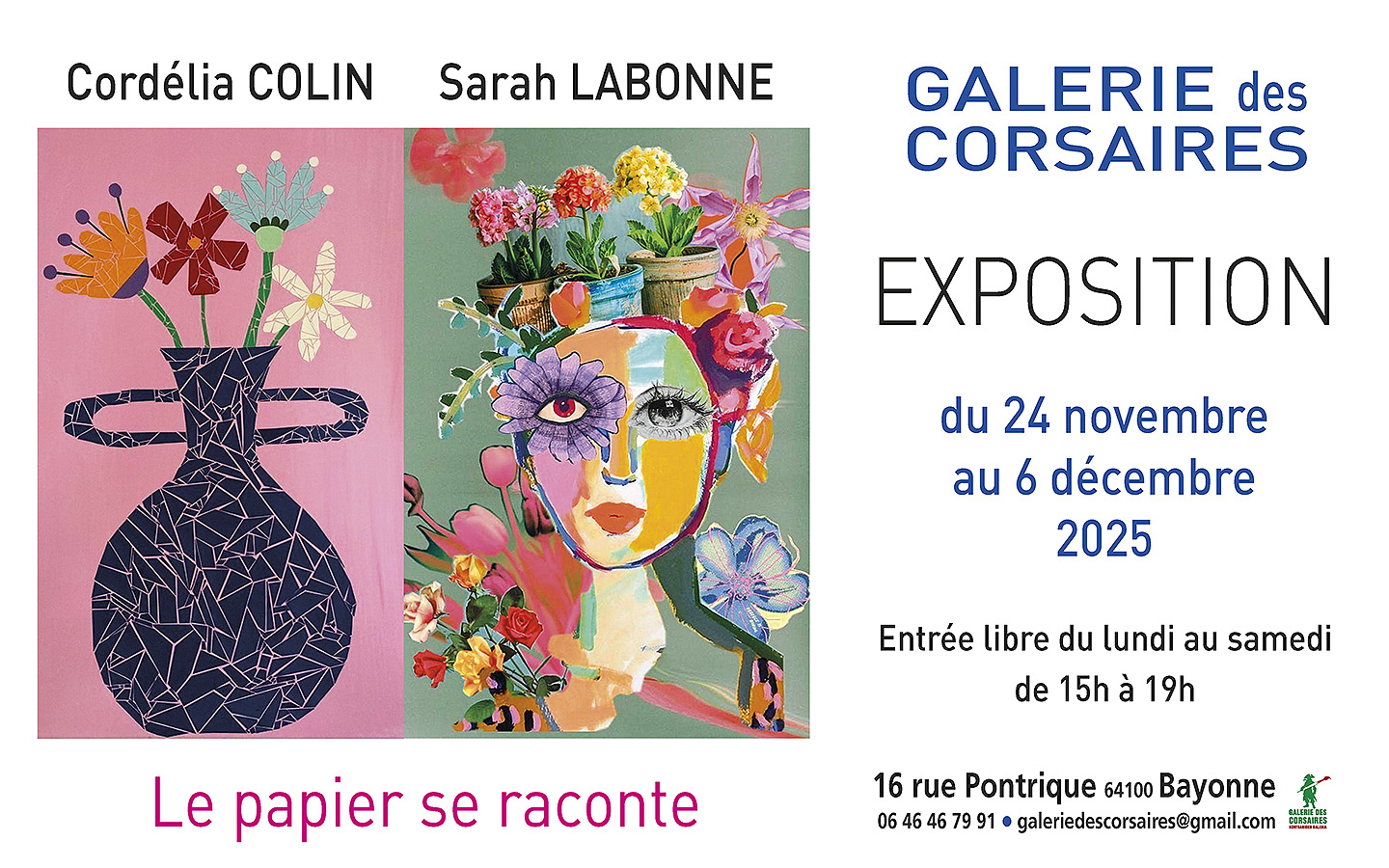 Exposition à la galerie des corsaires : Cordél ...