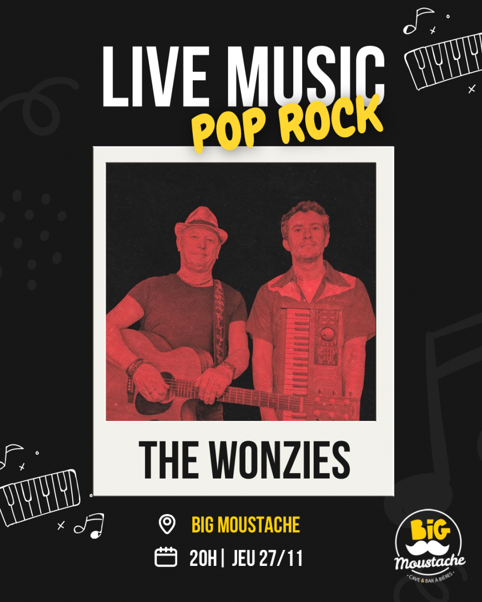 Concert The Wonzies au Big Moustache