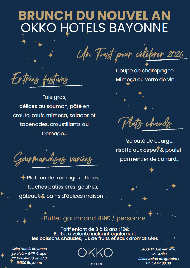 BRUNCH DU 1ER JANVIER