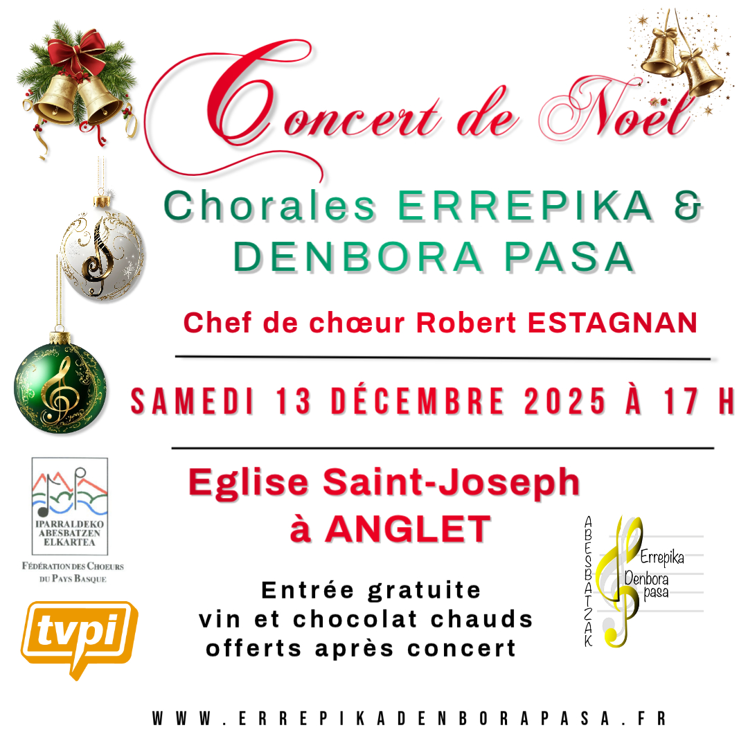 Concert de Noël - Chorales ERREPIKA & DENBORA PASA