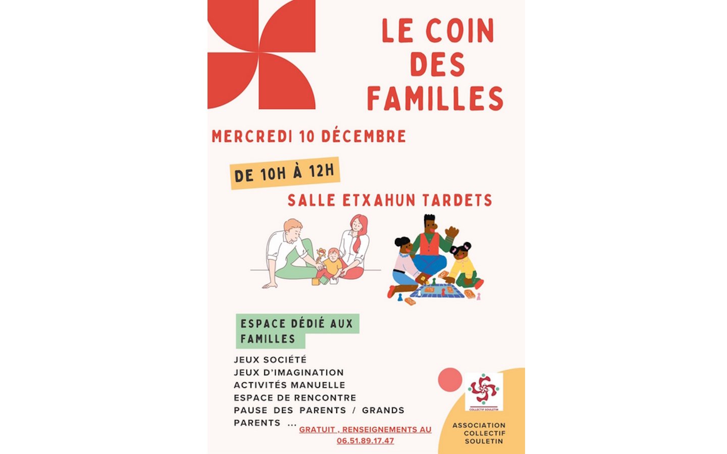 Le coin des familles