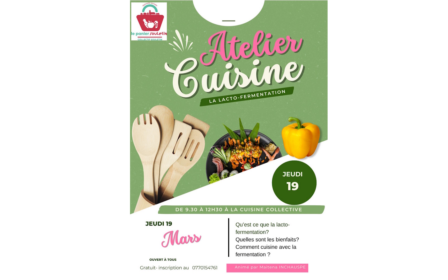 Atelier cuisine : la lacto-fermentation