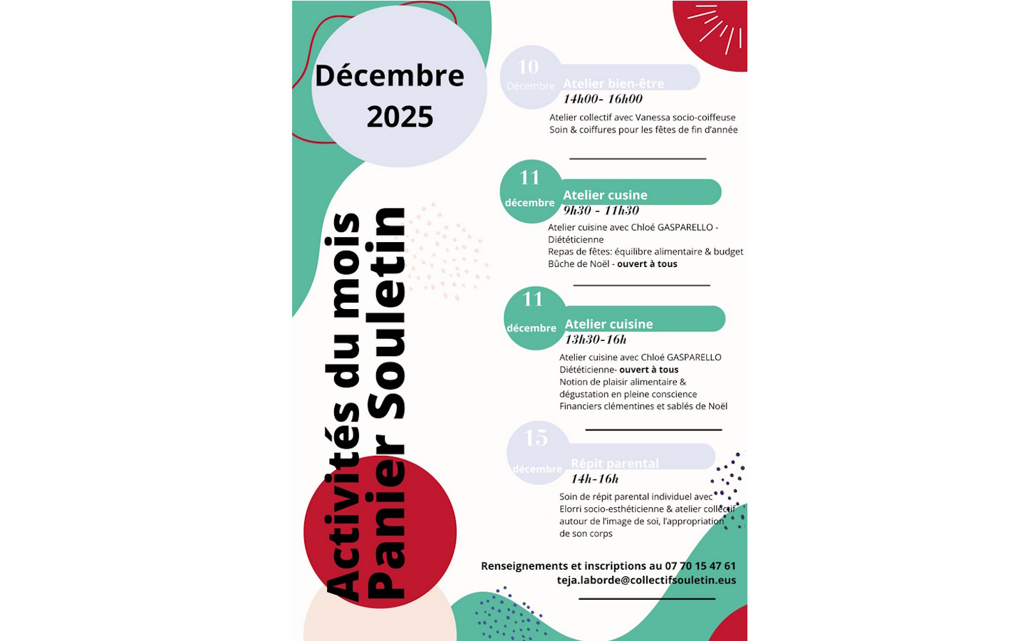 Atelier répit parental