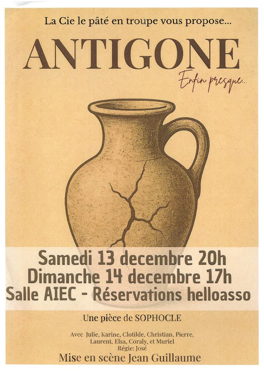 Pièce de théâtre "Antigone, enfin presque..."