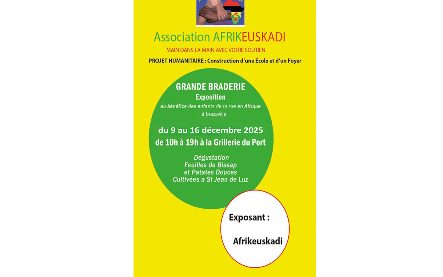 Grande braderie et exposition de l’Association ...