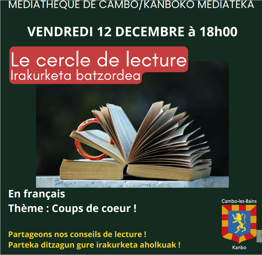 Cercle de lecture sur le thème "Coups de coeur"