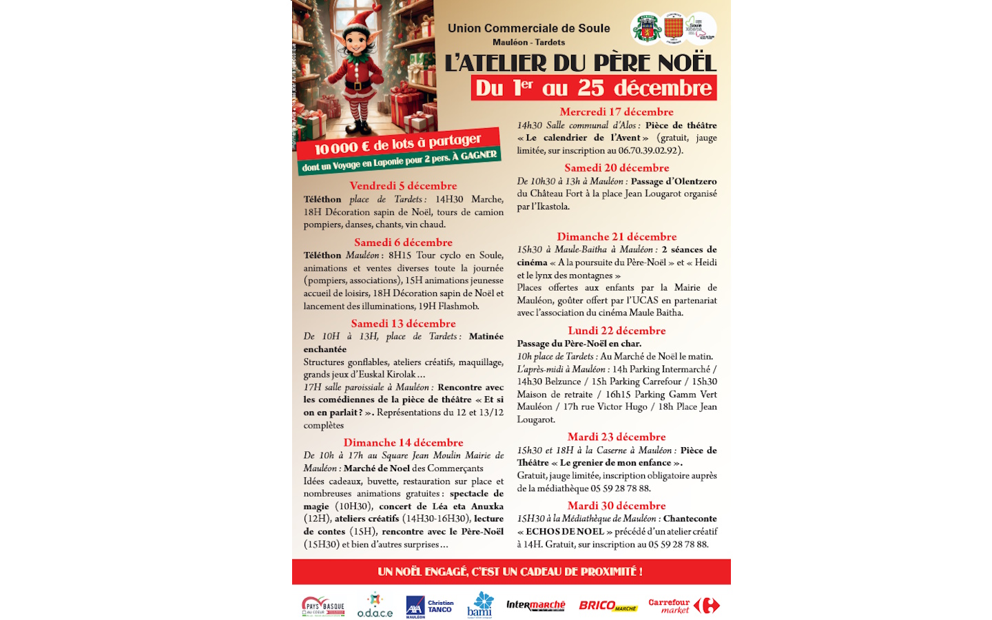 Théâtre : le calendrier de l'Avent