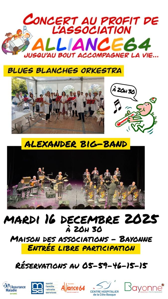 Concert caritatif : Blues Blanches Orkestra et ...