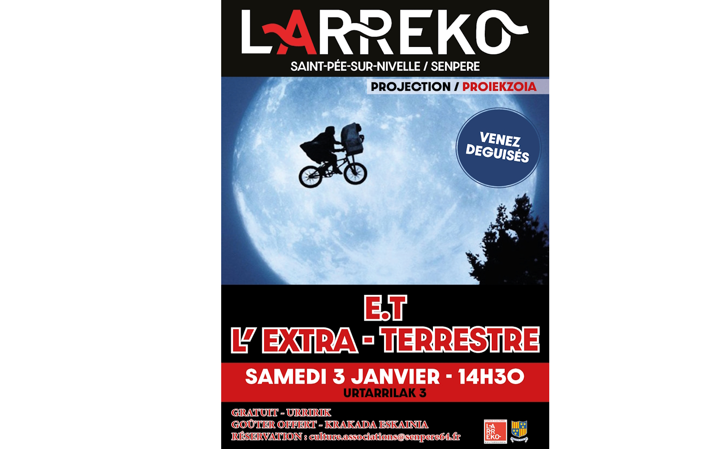 Projection cinématographique : E.T l'extra - t ...