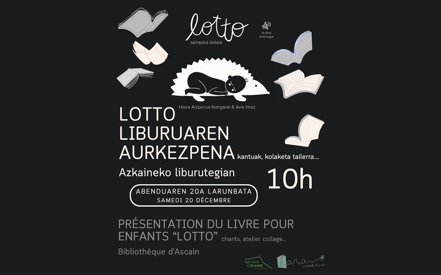 Présentation du livre "Lotto, sehaska bidaia"