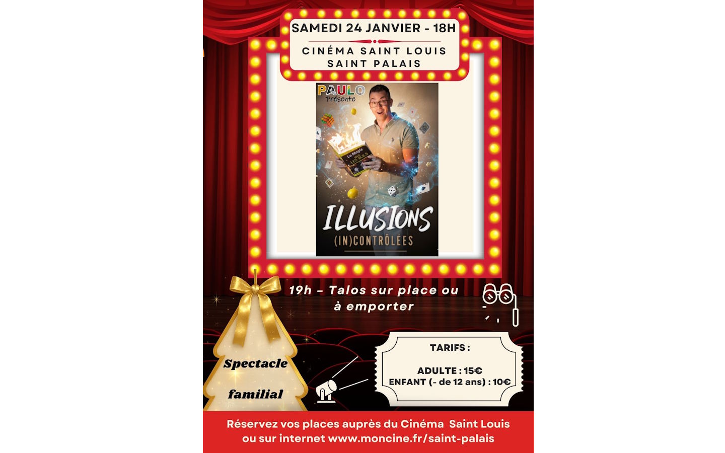 Spectacle de magie : "Illusions (in)contrôlées"