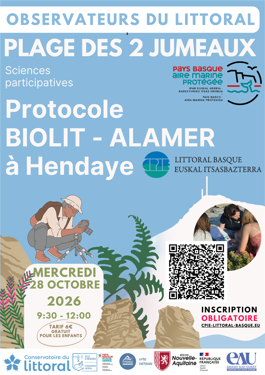 Observateurs du Litto ... - Crédit: CPIE Littoral Basque | CC BY-NC-ND 4.0