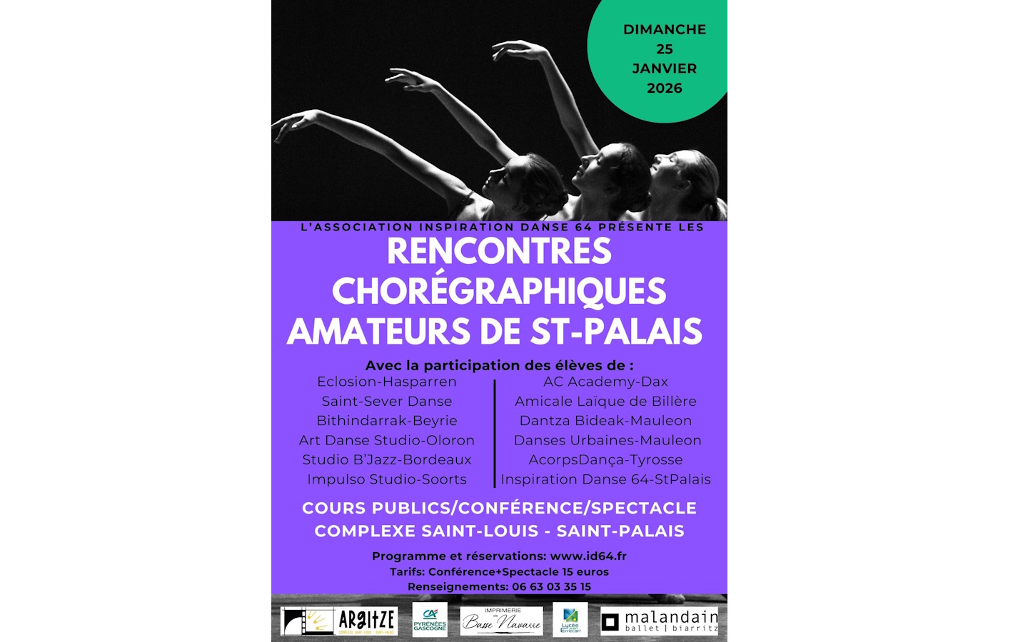 Rencontres chorégraphiques amateurs : cours de ...