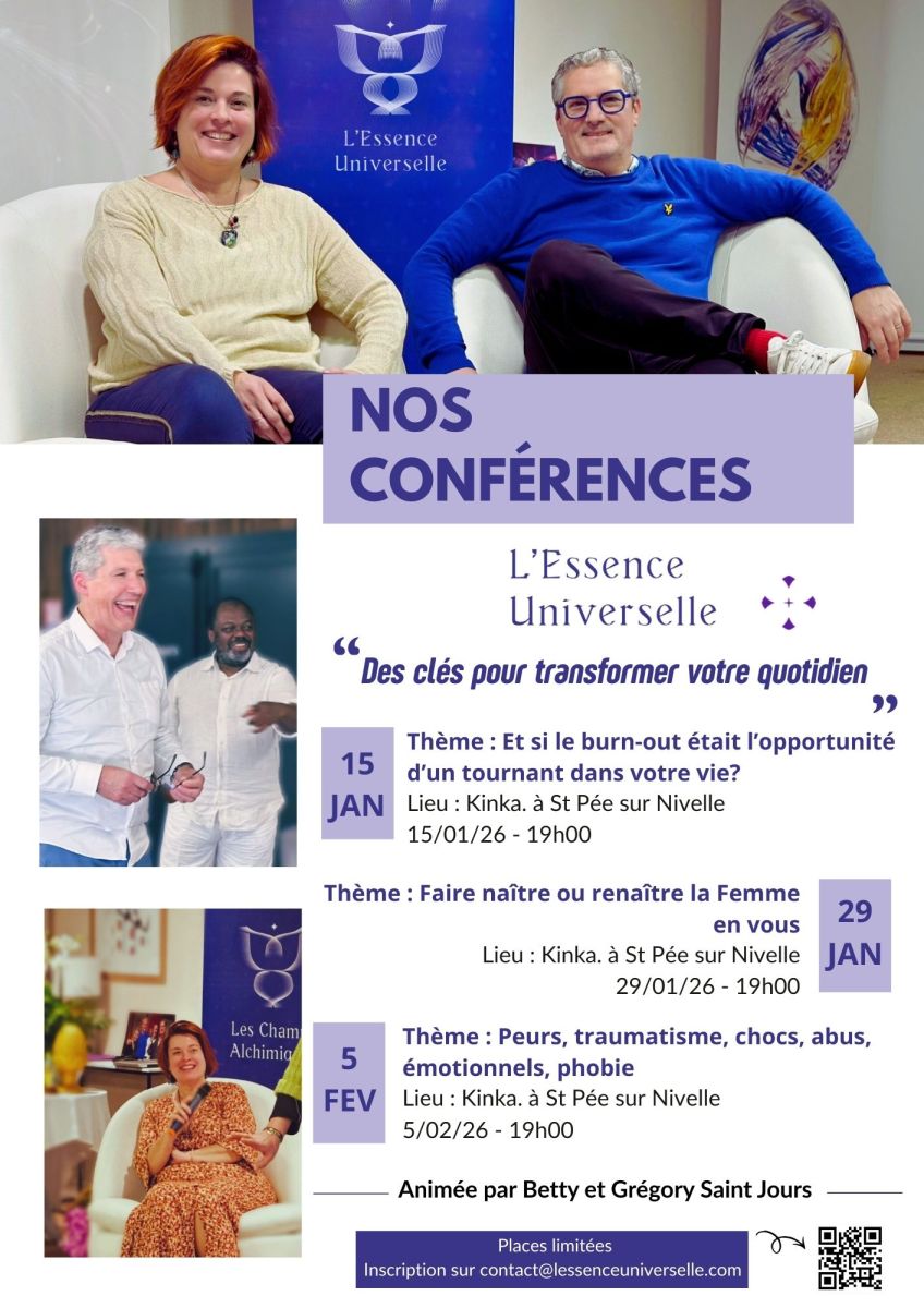 Conférences - 15 janvier – Et si le burn-out é ...