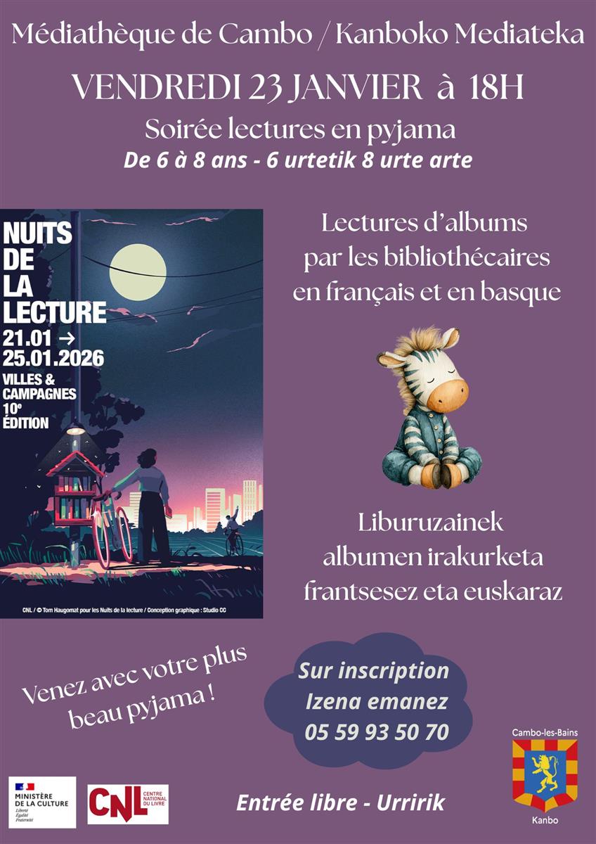 Soirée lectures en pyjma : lecture d'albums en ...