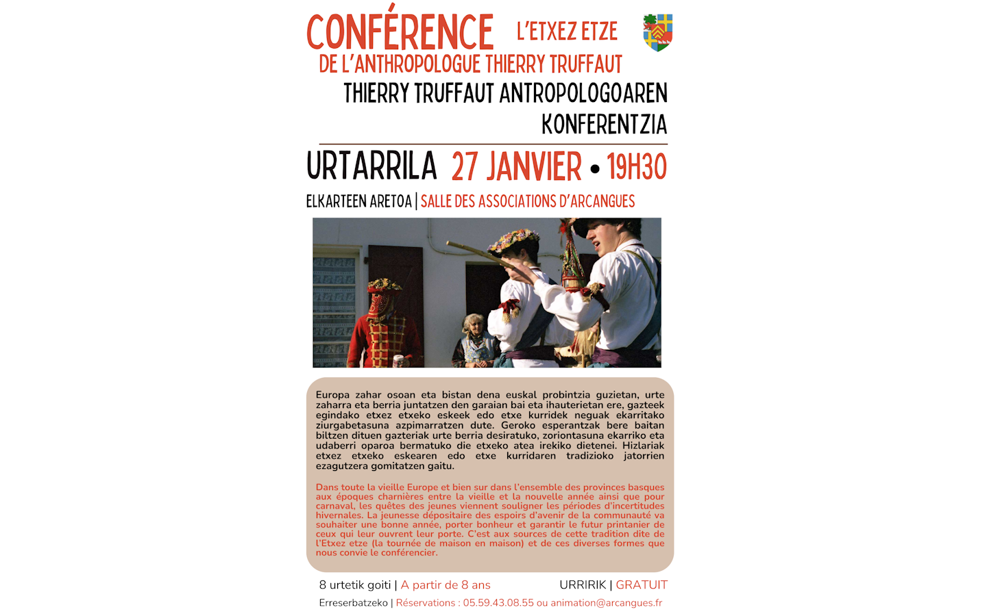 Conférence de Thierry Truffaut : L'Etxez etxe